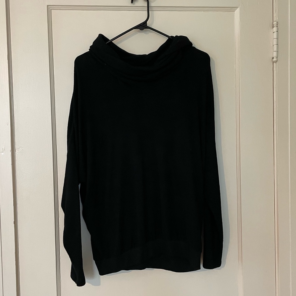 Z Supply Black Cowl Neck Sweater, Size M